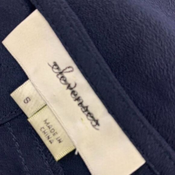 Elevenses Black Sleeveless Apron-Style Pinafore Dress With Pockets Size Small - Picture 4 of 7